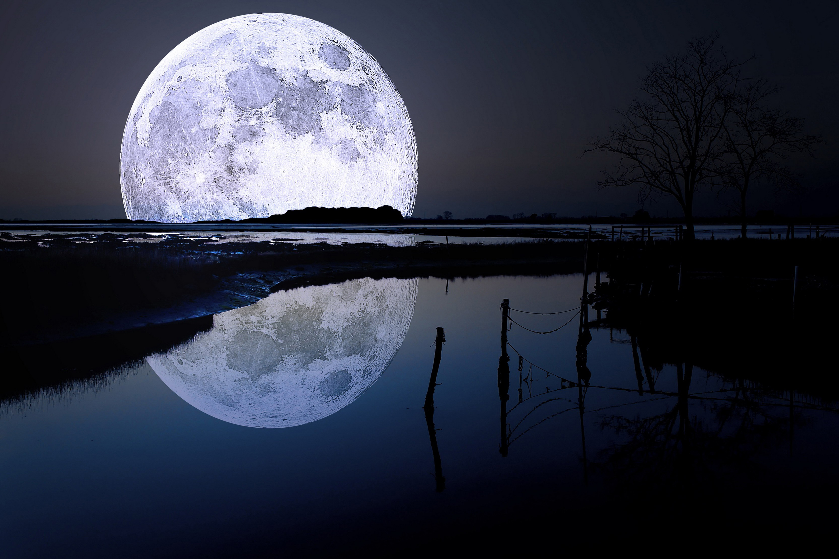 Ночь с луной 4. Моон Луна. Полнолуние. Огромная Луна. Лунная ночь.